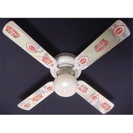 Ceiling Fan Designers Ceiling Fan Designers 42FAN-MLB-CIN MLB Cincinnati Reds Baseball Ceiling Fan 42 In. 42FAN-MLB-CIN